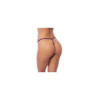 Nuisette en dentelle bordeaux et string assorti 
